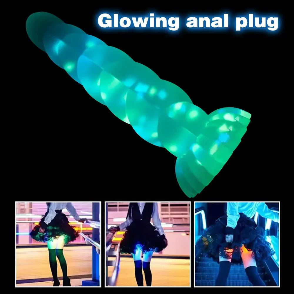 Dark Glowing dildo