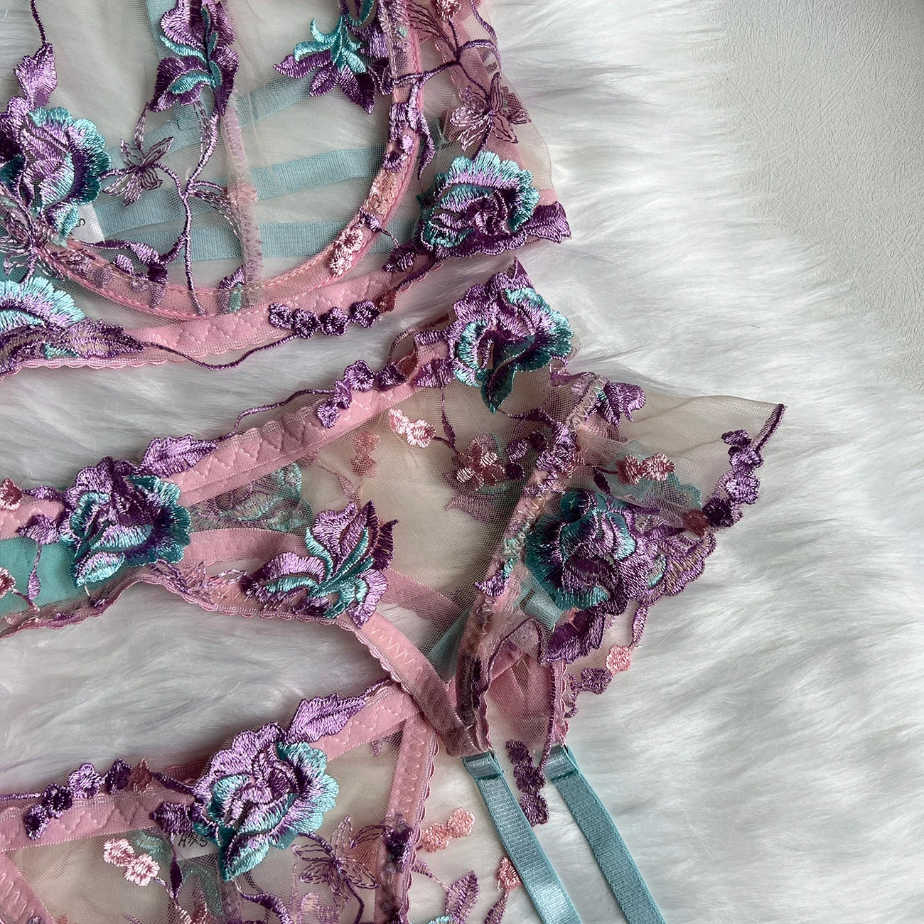 Floral Transparent Lingerie