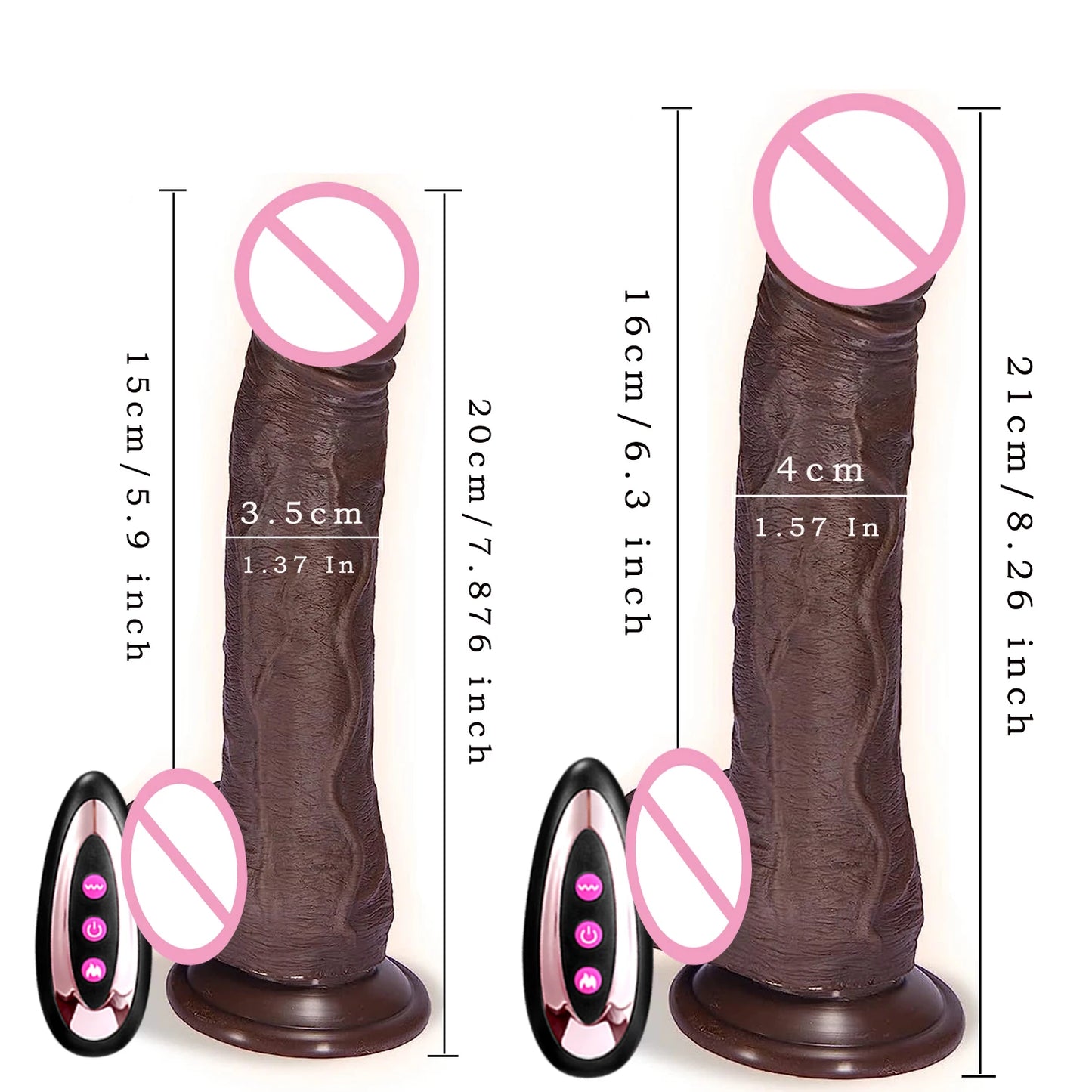 3 IN 1 Automatic Dildo Vibrator