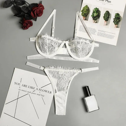 Transparent 2 piece Lingerie