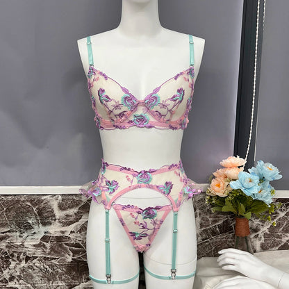 Floral Transparent Lingerie