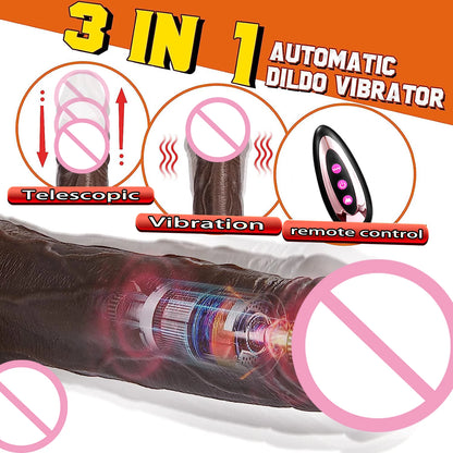 3 IN 1 Automatic Dildo Vibrator